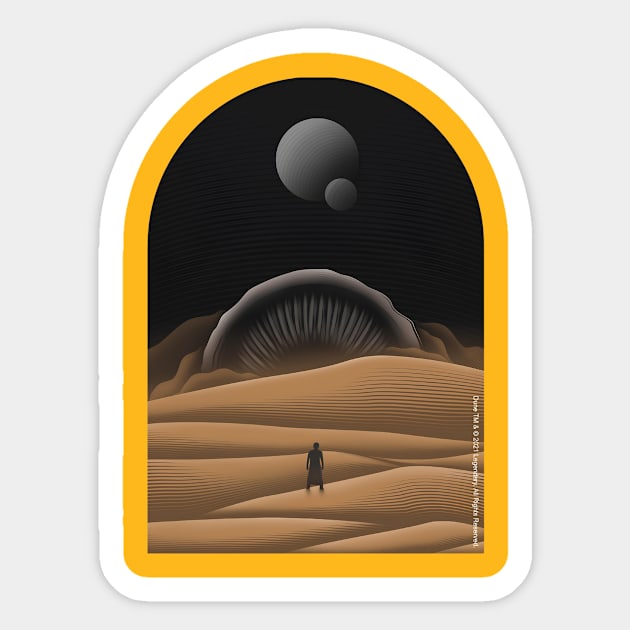 Vintage Dune 2 Sticker by limdaebum